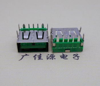 奉贤5A大电流 快充接口 USB5p绿胶芯 常规母座