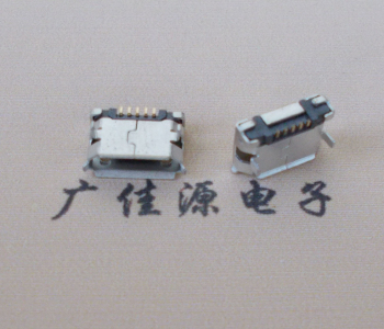 奉贤Micro USB卷口 B型(无柱）插板脚间距6.4普通端子