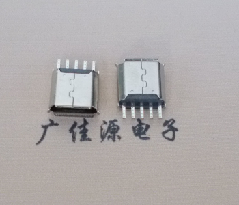 奉贤Micro USB接口 母座B型5p引脚焊线无后背