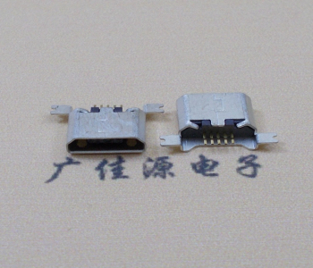 奉贤MK USB B Type 沉板0.9母座后两脚SMT口不卷边