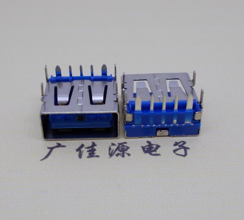 奉贤 USB5安大电流母座 OPPO蓝色胶芯,快速充电接口