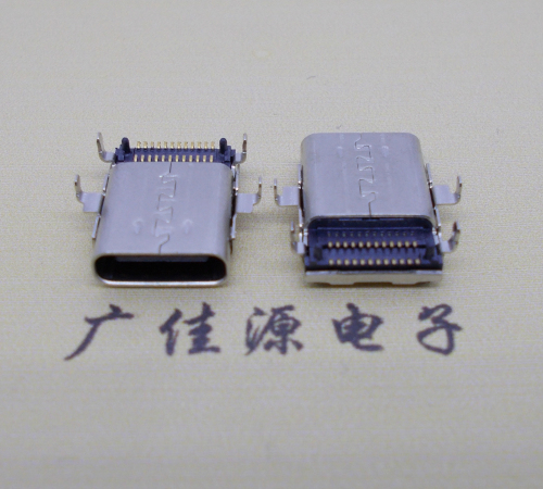 奉贤沉板usb 3.1 type-c24p母座双排贴板L=12.8mm