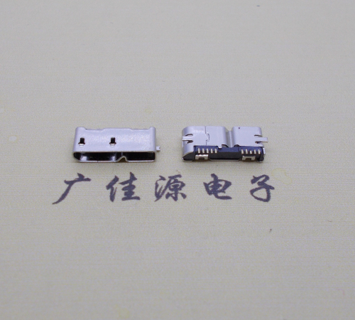 奉贤无卷边micro usb3.0母座10pin全脚贴